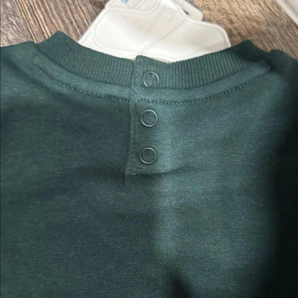 Puma Dark Green Baby Tracksuit with Beige Accents - Picture 7 of 7
